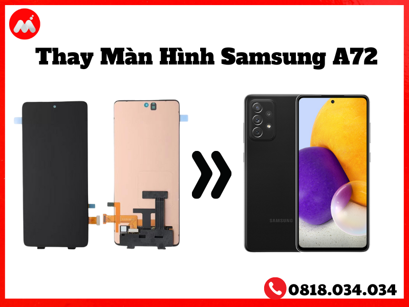 Thay màn hình Samsung Galaxy A72