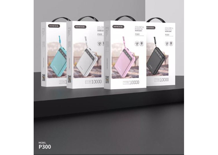 Pin dự phòng Sendem P300 chính hãng 10.000mAh