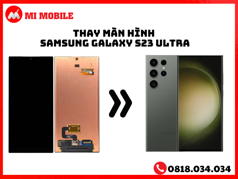 Thay Màn Hình Samsung Galaxy S23 Ultra